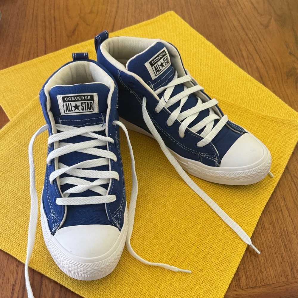 Converse Blue High-Top Sneakers